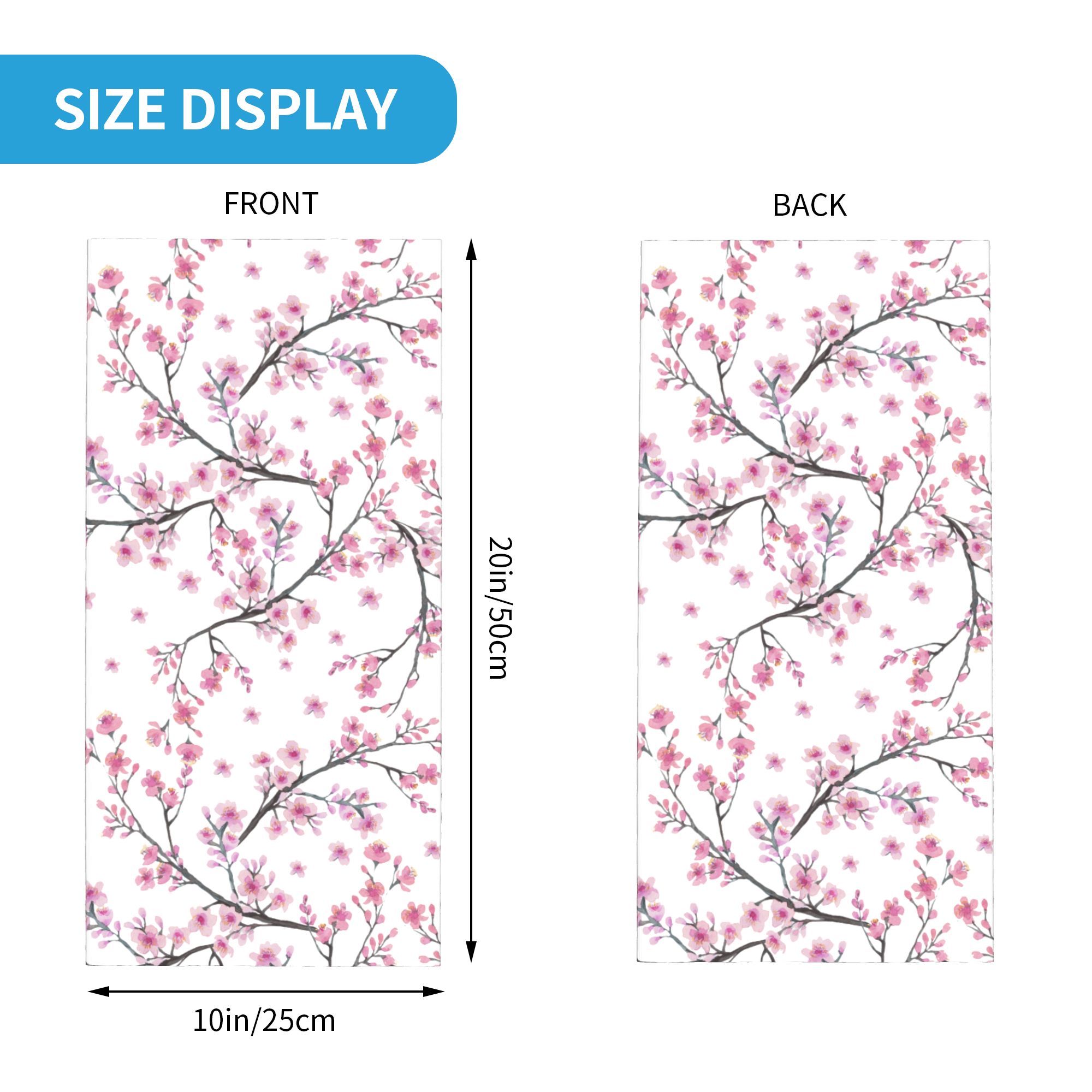 Japan Sakura Cherry Blossoms w - Neck Gaiter Face Cover 评论和价格