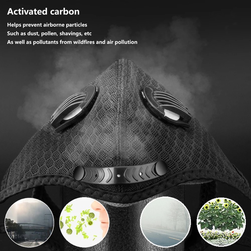 Cycling Face Mask Sport Washab - Dust Mask Construction 评论和价格