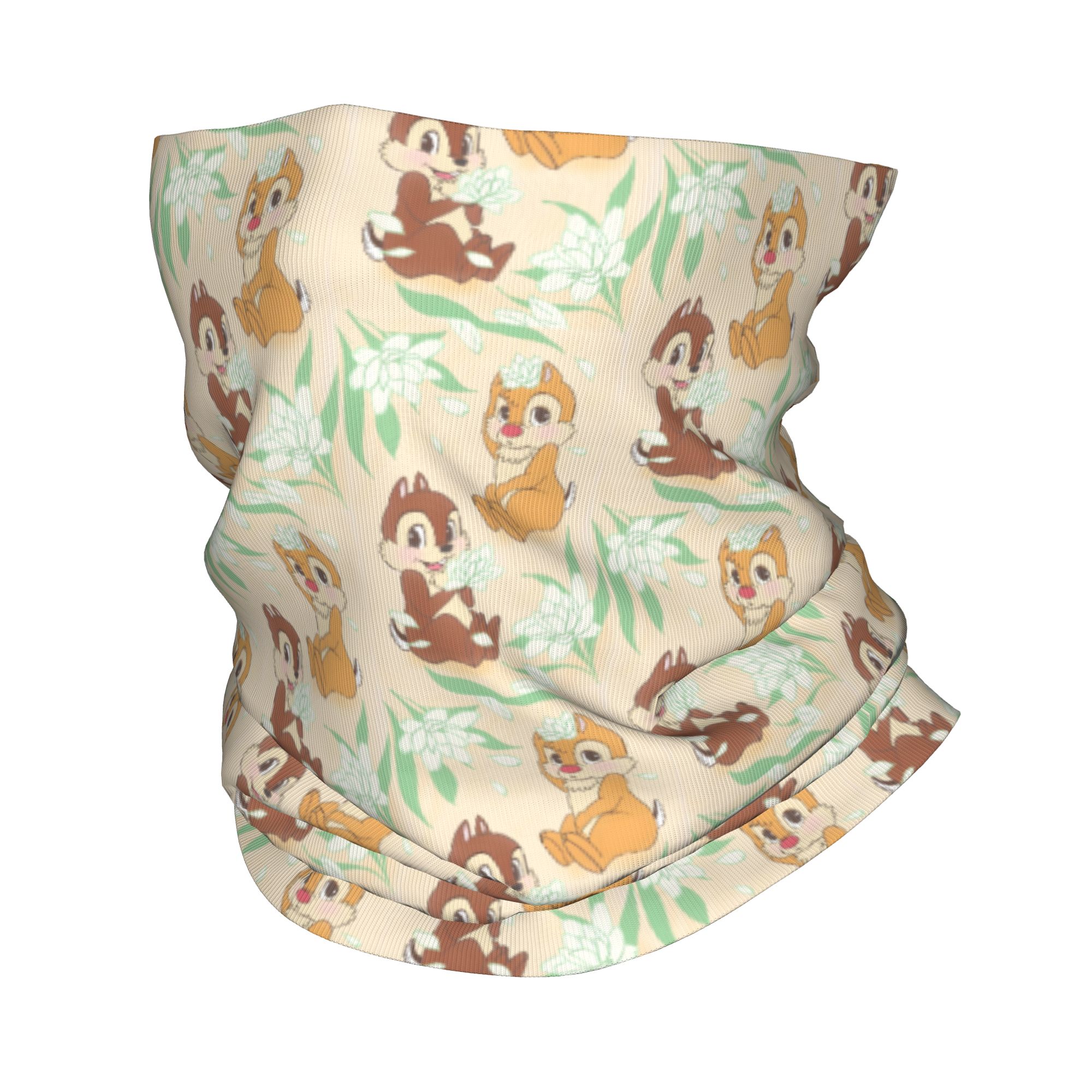 Custom Cute C-Chip And D-Dale  - Neck Gaiter Face Cover 评论和价格