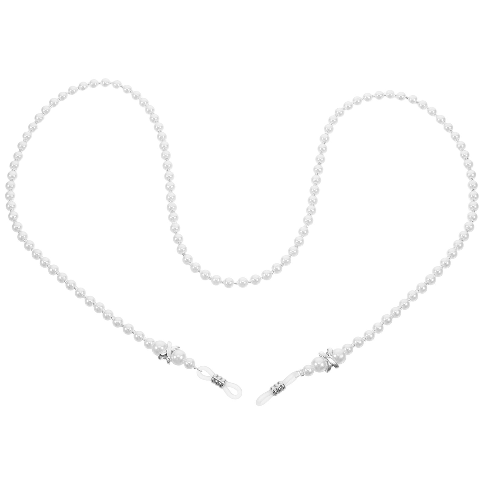 Pearl Eyeglass Chain Elegant B - Mask Chain Holder 评论和价格