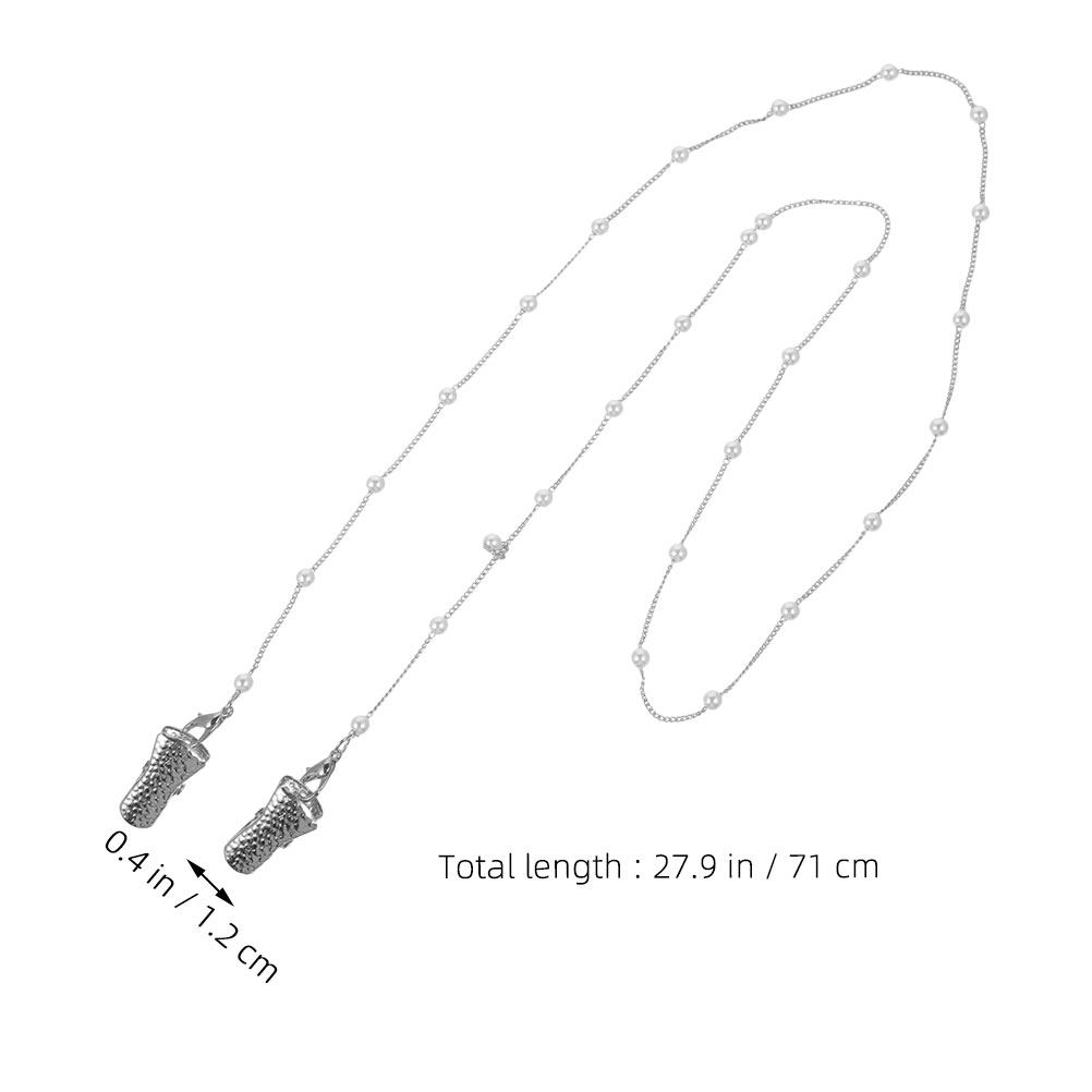 2Pcs Beaded Glasses Lanyard fo - Mask Chain Holder 评论和价格