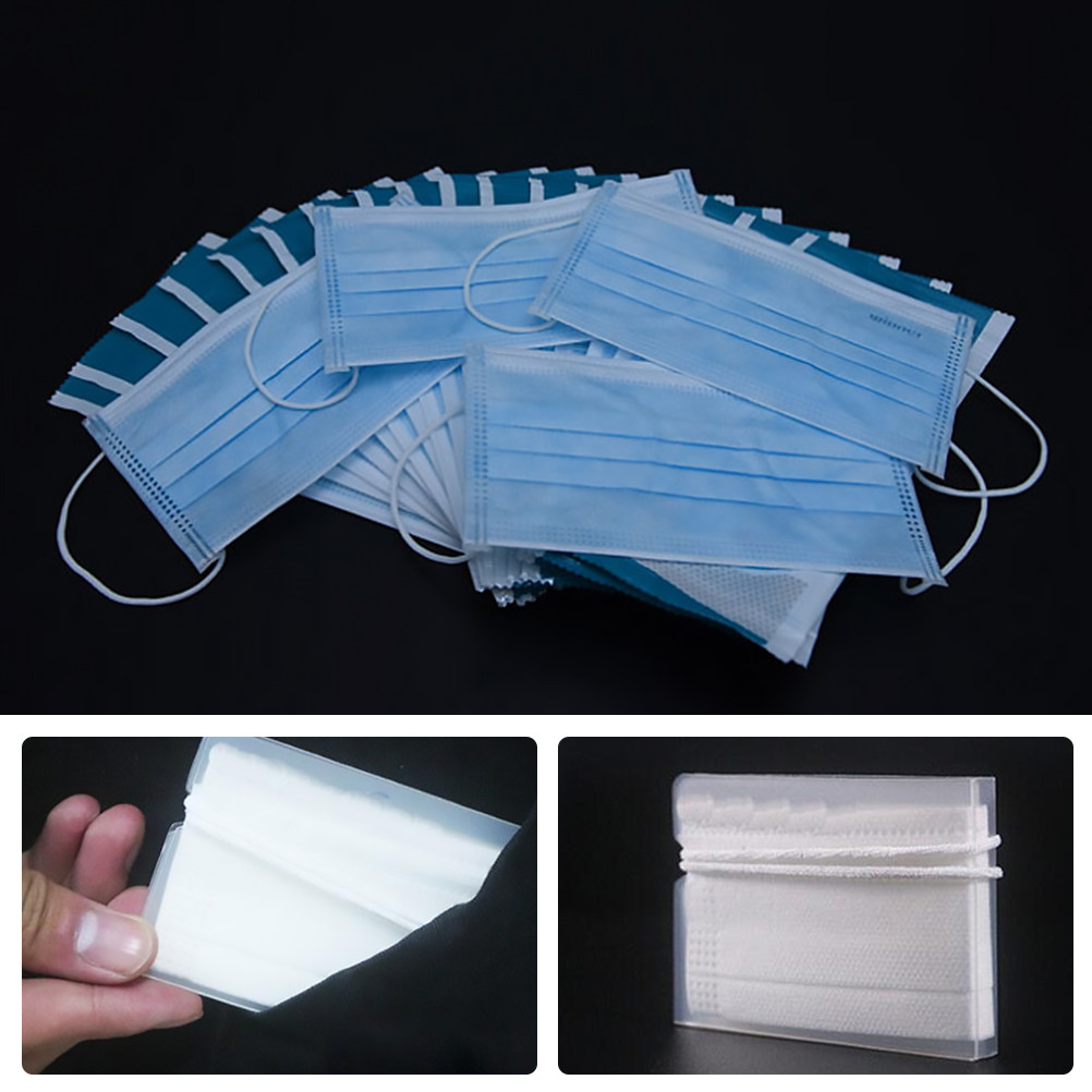 4Pcs Eco Friendly PP Mask Stor - Face Mask Storage Box 评论和价格