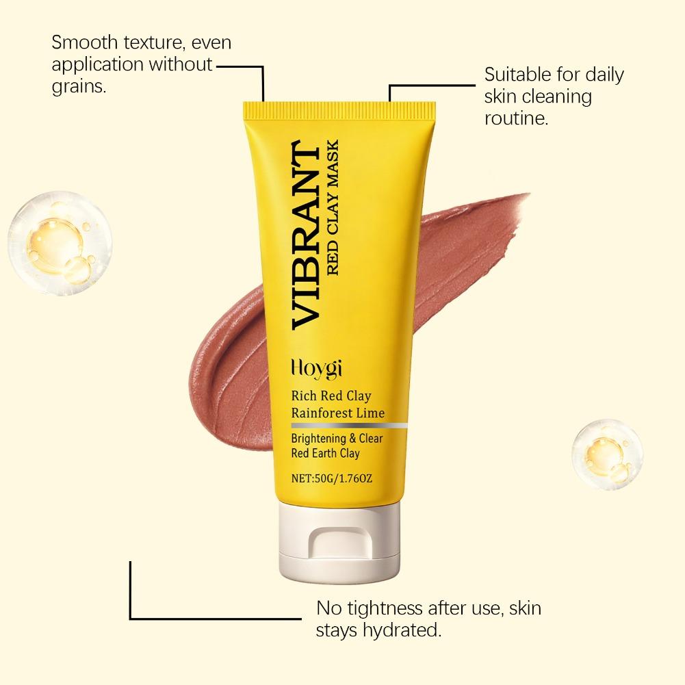 Vibrant Red Clay Mask - Natura - Dust Mask Construction 评论和价格